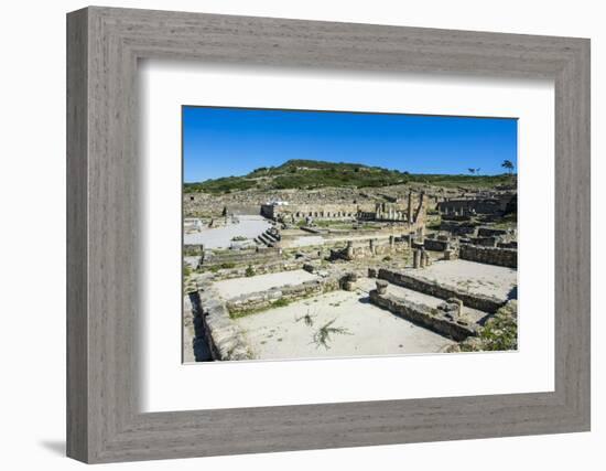 Ruins of Ancient Kameiros, Kalavarda, Rhodes, Dodecanese Islands, Greek Islands, Greece-Michael Runkel-Framed Photographic Print