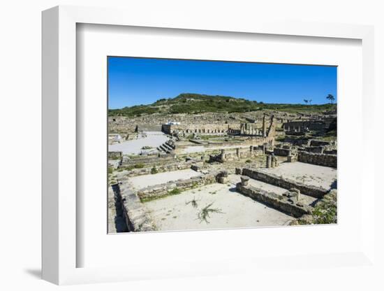 Ruins of Ancient Kameiros, Kalavarda, Rhodes, Dodecanese Islands, Greek Islands, Greece-Michael Runkel-Framed Photographic Print