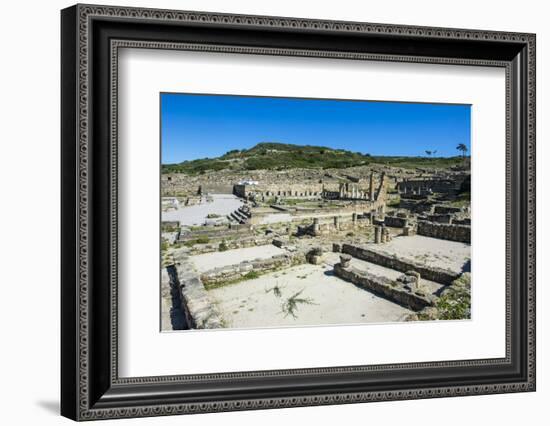 Ruins of Ancient Kameiros, Kalavarda, Rhodes, Dodecanese Islands, Greek Islands, Greece-Michael Runkel-Framed Photographic Print