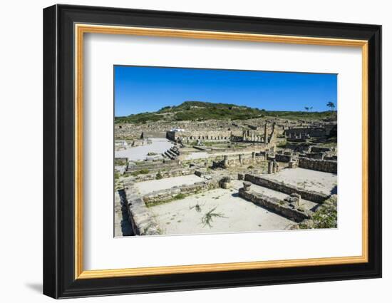 Ruins of Ancient Kameiros, Kalavarda, Rhodes, Dodecanese Islands, Greek Islands, Greece-Michael Runkel-Framed Photographic Print