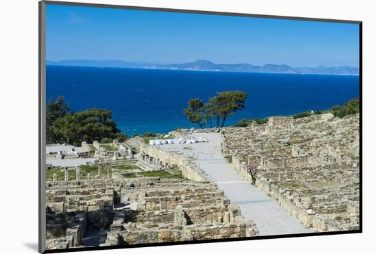 Ruins of Ancient Kameiros, Kalavarda, Rhodes, Dodecanese Islands, Greek Islands, Greece-Michael Runkel-Mounted Photographic Print