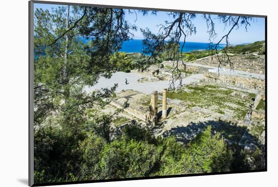 Ruins of Ancient Kameiros, Kalavarda, Rhodes, Dodecanese Islands, Greek Islands, Greece-Michael Runkel-Mounted Photographic Print