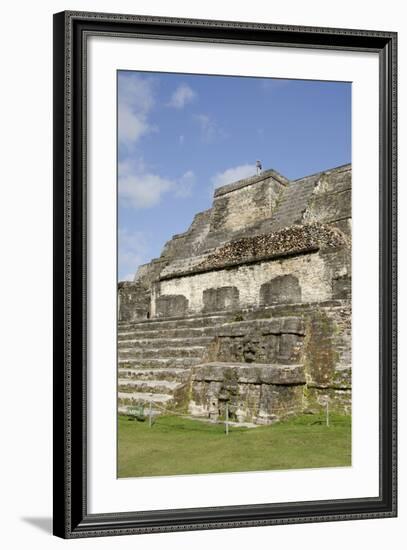 Ruins of Ancient Mayan Ceremonial Site, Altun Ha, Belize-Cindy Miller Hopkins-Framed Photographic Print