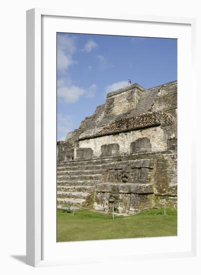 Ruins of Ancient Mayan Ceremonial Site, Altun Ha, Belize-Cindy Miller Hopkins-Framed Photographic Print