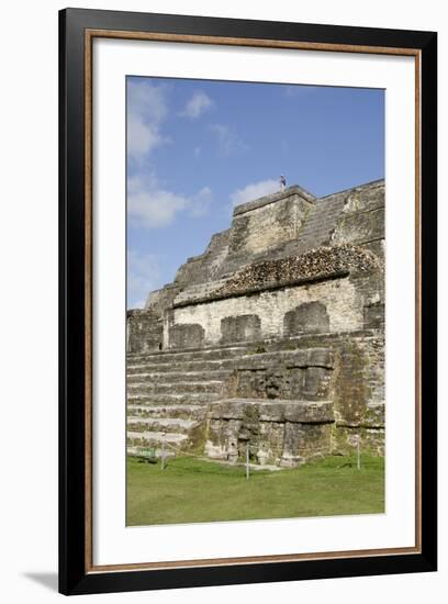 Ruins of Ancient Mayan Ceremonial Site, Altun Ha, Belize-Cindy Miller Hopkins-Framed Photographic Print