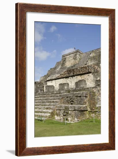 Ruins of Ancient Mayan Ceremonial Site, Altun Ha, Belize-Cindy Miller Hopkins-Framed Photographic Print