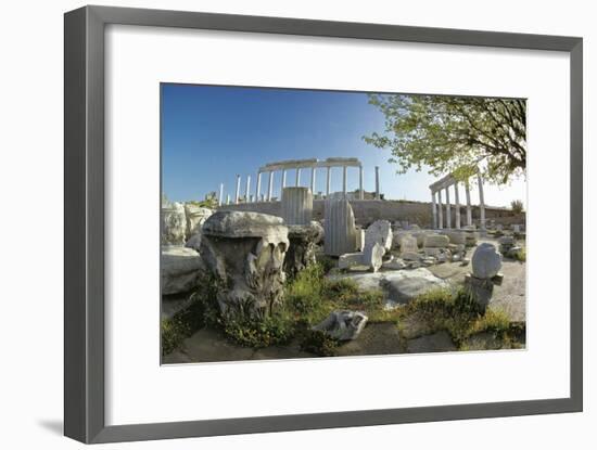 Ruins of Ancient Pergamum Acropolis-null-Framed Photographic Print