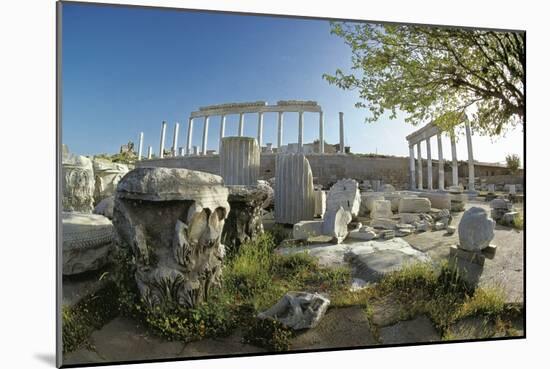Ruins of Ancient Pergamum Acropolis-null-Mounted Photographic Print