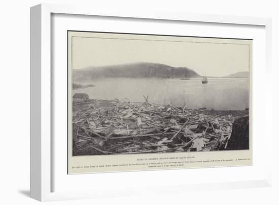 Ruins of Andree's Balloon-Shed on Danes Island-null-Framed Giclee Print