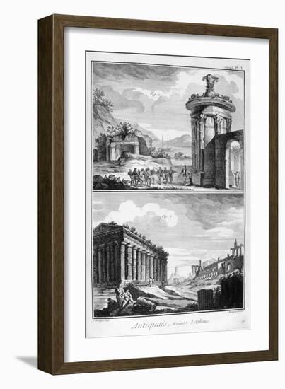 Ruins of Athens, 1751-1777-Bernard-Framed Giclee Print