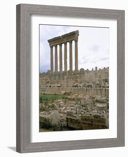 Ruins of Baalbek, Unesco World Heritage Site, Lebanon, Middle East-Alison Wright-Framed Photographic Print