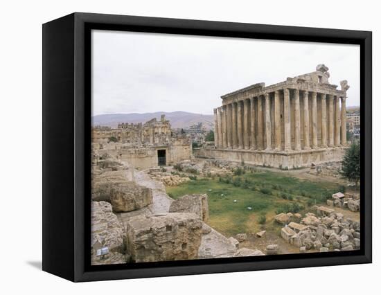 Ruins of Baalbek, Unesco World Heritage Site, Lebanon, Middle East-Alison Wright-Framed Premier Image Canvas