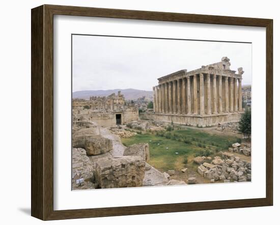 Ruins of Baalbek, Unesco World Heritage Site, Lebanon, Middle East-Alison Wright-Framed Photographic Print