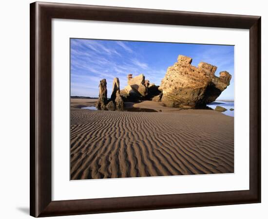 Ruins of Bordj El Berod in Essaouira-Merrill Images-Framed Photographic Print