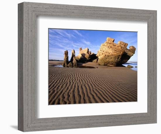 Ruins of Bordj El Berod in Essaouira-Merrill Images-Framed Photographic Print