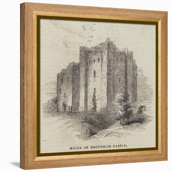 Ruins of Brougham Castle-null-Framed Premier Image Canvas