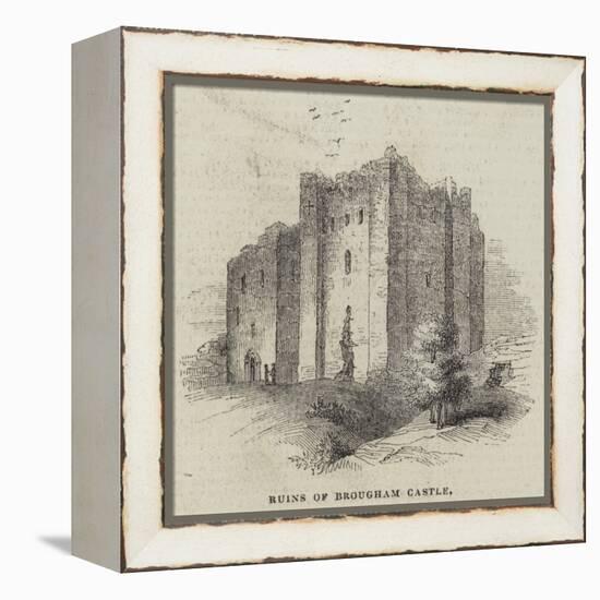 Ruins of Brougham Castle-null-Framed Premier Image Canvas