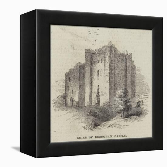 Ruins of Brougham Castle-null-Framed Premier Image Canvas