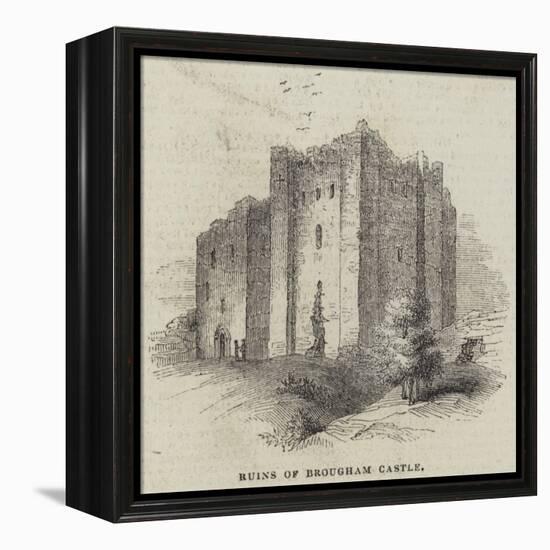 Ruins of Brougham Castle-null-Framed Premier Image Canvas