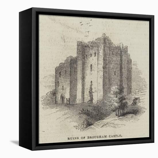 Ruins of Brougham Castle-null-Framed Premier Image Canvas