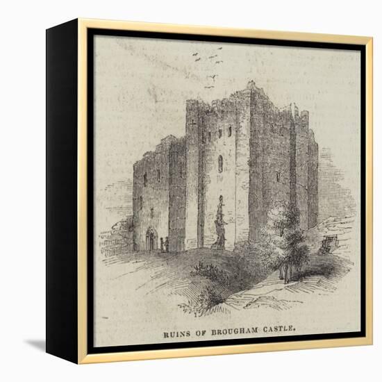 Ruins of Brougham Castle-null-Framed Premier Image Canvas