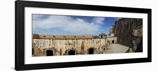 Ruins of Castillo San Felipe Del Morro, Old San Juan, San Juan, Puerto Rico, USA-null-Framed Photographic Print