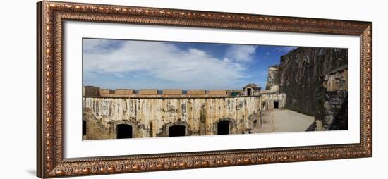 Ruins of Castillo San Felipe Del Morro, Old San Juan, San Juan, Puerto Rico, USA-null-Framed Photographic Print