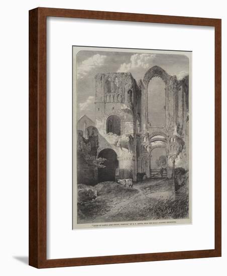 Ruins of Castle Acre Priory, Norfolk-Richard Principal Leitch-Framed Giclee Print