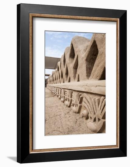 Ruins of Chan Chan Pre-Columbian Archaeological Site Near Trujillo, Peru, South America-Michael DeFreitas-Framed Photographic Print