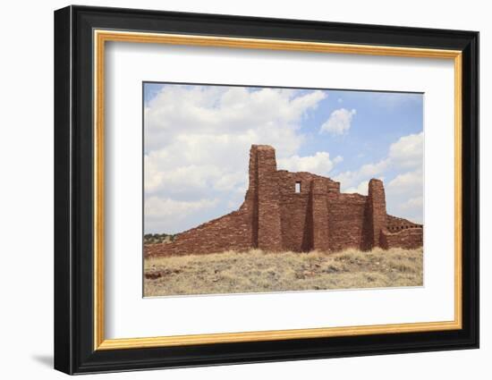 Ruins of Church, Abo, Salinas Pueblo Missions National Monument, Salinas Valley, New Mexico, Usa-Wendy Connett-Framed Photographic Print