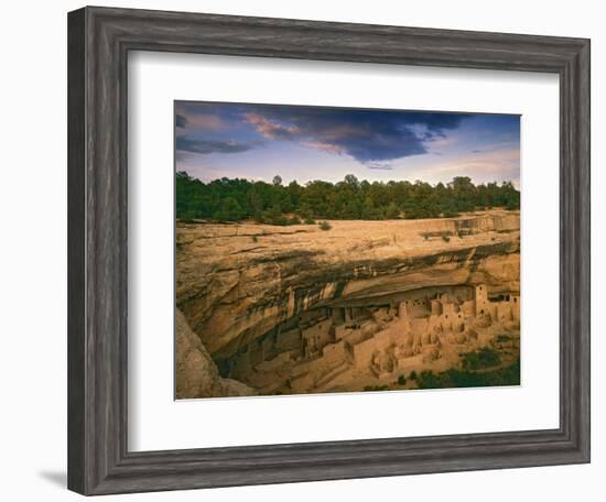 Ruins of Cliff Palace Built by Pueblo Indians, Mesa Verde National Park, Colorado, USA-Dennis Flaherty-Framed Photographic Print