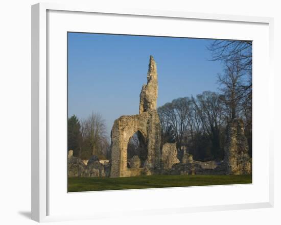 Ruins of Cluniac Priory, Thetford, Norfolk, England, United Kingdom, Europe-Charles Bowman-Framed Photographic Print