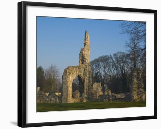 Ruins of Cluniac Priory, Thetford, Norfolk, England, United Kingdom, Europe-Charles Bowman-Framed Photographic Print