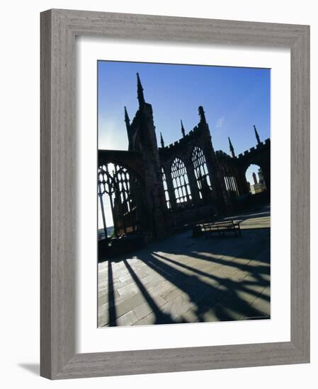 Ruins of Coventry Cathedral, Coventry, Warwickshire, England, UK, Europe-Neale Clarke-Framed Photographic Print