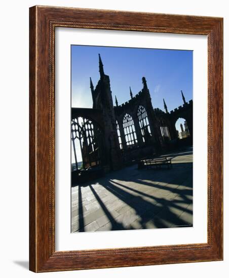 Ruins of Coventry Cathedral, Coventry, Warwickshire, England, UK, Europe-Neale Clarke-Framed Photographic Print