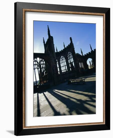 Ruins of Coventry Cathedral, Coventry, Warwickshire, England, UK, Europe-Neale Clarke-Framed Photographic Print