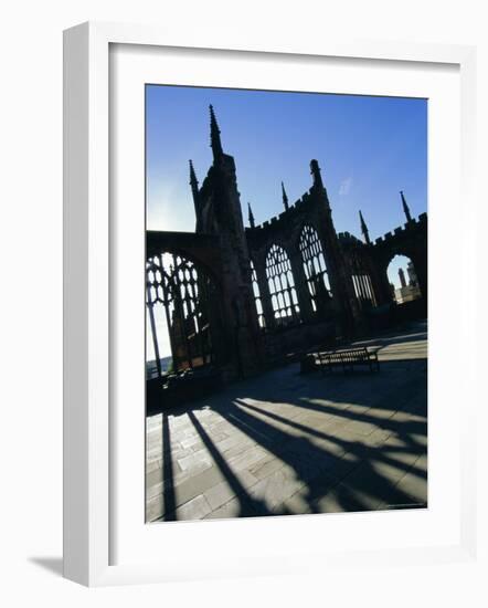 Ruins of Coventry Cathedral, Coventry, Warwickshire, England, UK, Europe-Neale Clarke-Framed Photographic Print