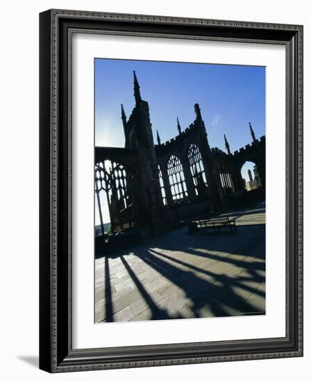 Ruins of Coventry Cathedral, Coventry, Warwickshire, England, UK, Europe-Neale Clarke-Framed Photographic Print