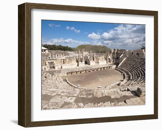 Ruins of Decapolis City of Scythopolis, Bet She'An National Park, Israel, Middle East-Michael DeFreitas-Framed Photographic Print