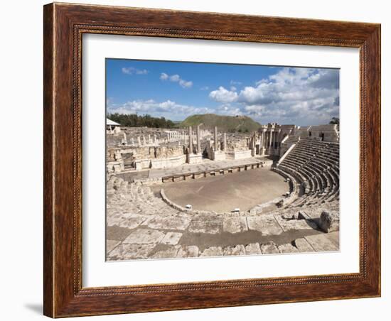 Ruins of Decapolis City of Scythopolis, Bet She'An National Park, Israel, Middle East-Michael DeFreitas-Framed Photographic Print