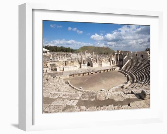 Ruins of Decapolis City of Scythopolis, Bet She'An National Park, Israel, Middle East-Michael DeFreitas-Framed Photographic Print