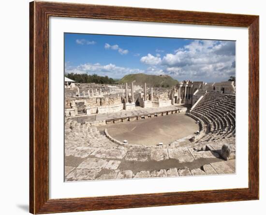 Ruins of Decapolis City of Scythopolis, Bet She'An National Park, Israel, Middle East-Michael DeFreitas-Framed Photographic Print