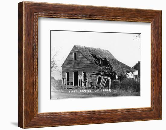 Ruins of First Capitol of Texas-null-Framed Photographic Print