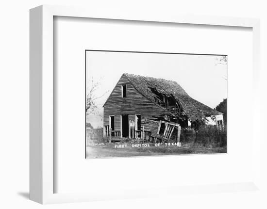 Ruins of First Capitol of Texas-null-Framed Photographic Print