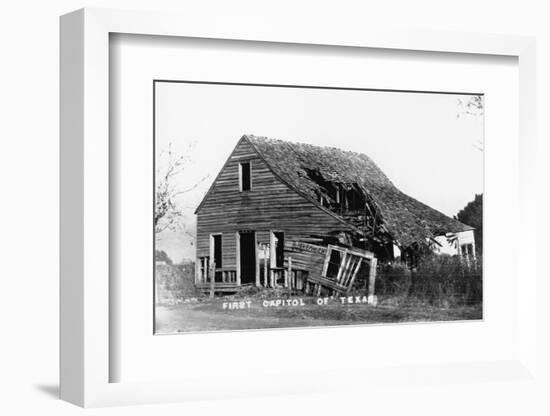 Ruins of First Capitol of Texas-null-Framed Photographic Print