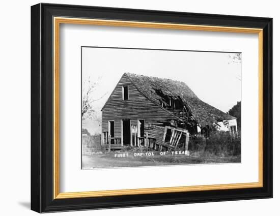 Ruins of First Capitol of Texas-null-Framed Photographic Print