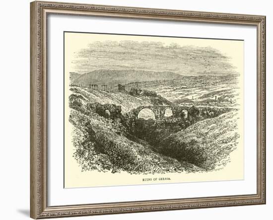 Ruins of Gerasa-null-Framed Giclee Print