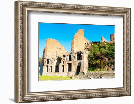 Ruins of Hadrian's Villa, UNESCO World Heritage Site, Tivoli, Province of Rome, Latium (Lazio)-Nico Tondini-Framed Photographic Print