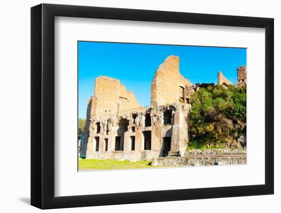 Ruins of Hadrian's Villa, UNESCO World Heritage Site, Tivoli, Province of Rome, Latium (Lazio)-Nico Tondini-Framed Photographic Print