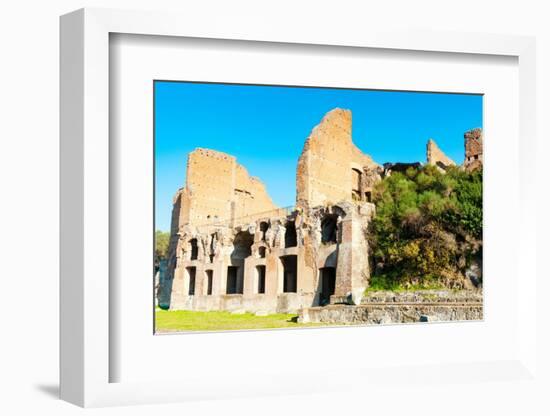 Ruins of Hadrian's Villa, UNESCO World Heritage Site, Tivoli, Province of Rome, Latium (Lazio)-Nico Tondini-Framed Photographic Print